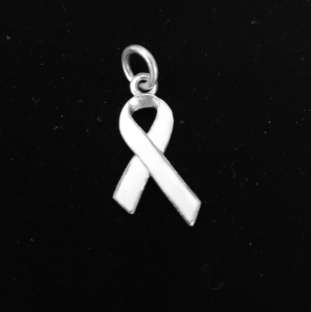 Beaucoup Designs Lung Cancer Ribbon Charm